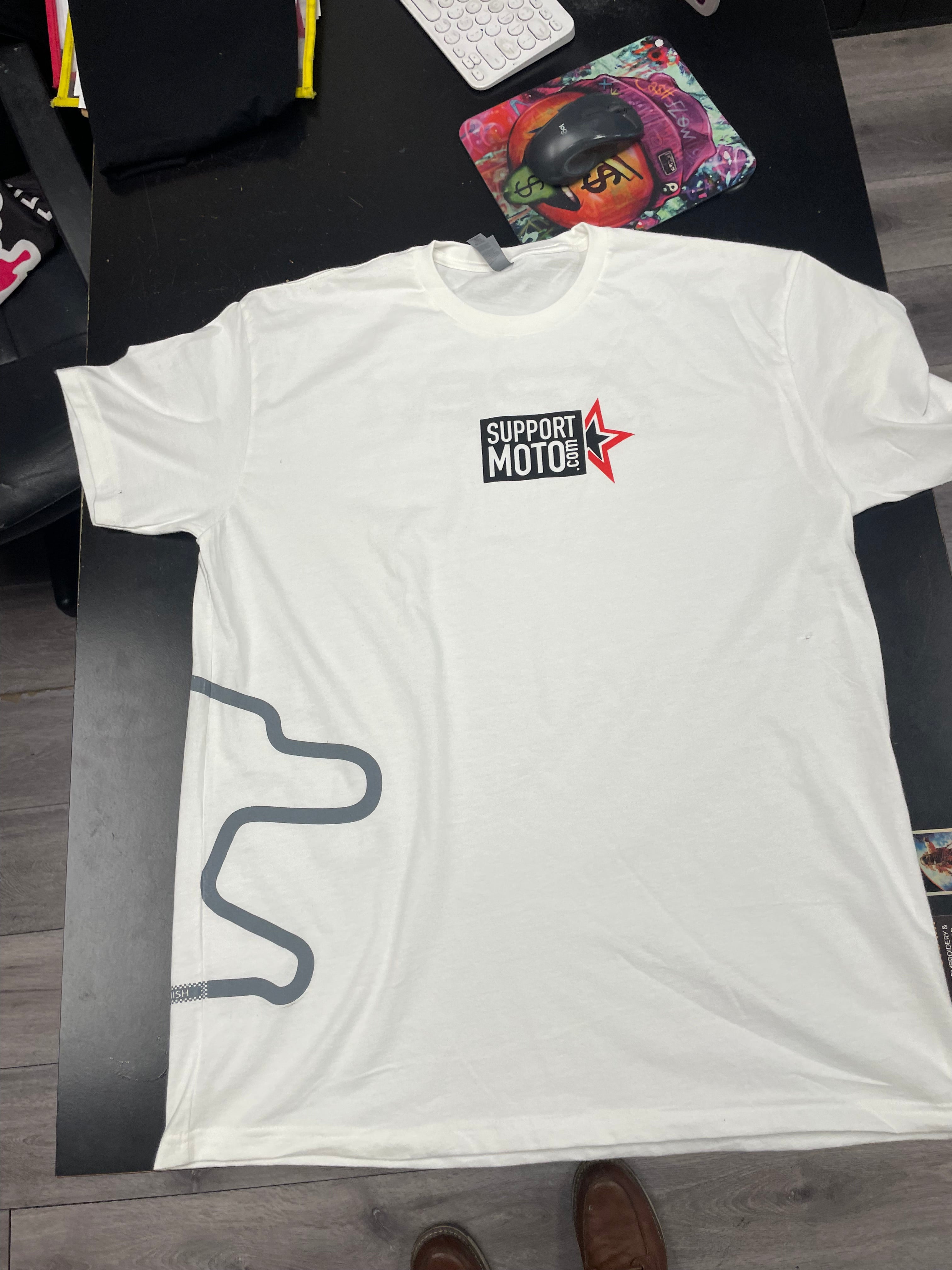 Support Moto white